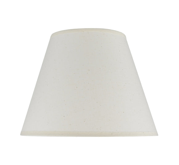 # 32029 Transitional Hardback Empire Shape Spider Construction Lamp Shade in Ivory Cotton Fabric, 9