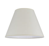 # 32030 Transitional Hardback Empire Shape Spider Construction Lamp Shade in Ivory Cotton Fabric, 12" wide (6" x 12" x 9")