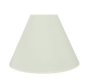 # 32031 Transitional Hardback Empire Shape Spider Construction Lamp Shade in Off White Fabric, 16" wide (6" x 16" x 12")