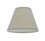 # 32033  Transitional Hardback Empire Shape Spider Construction Lamp Shade in Flaxen Linen Fabric, 12" wide (6" x 12" x 9")