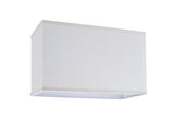 # 32035 Transitional Rectangle Hardback Spider Construction Lamp Shade, Off White, 16" wide, Top: 8" + 16" Bottom : 8" + 16" Height: 10"