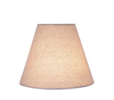 # 32038-X Small Hardback Empire Shape Mini Chandelier Clip-On Lamp Shade, Transitional Design in Grey, 6" bottom width (3" x 6" x 5") - Sold in 2, 5, 6 & 9 Packs