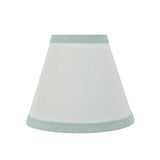 # 32044-X Small Hardback Empire Shape Mini Chandelier Clip-On Lamp Shade, Transitional Design in White, 6" bottom width (3" x 6" x 5") - Sold in 2, 5, 6 & 9 Packs