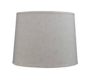 # 32055 Transitional Hardback Empire Shape Spider Construction Lamp Shade in Beige Linen, 16" wide (14" x 16" x 12")