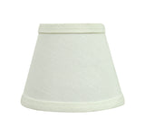 # 32060-X Small Hardback Empire Shape Mini Chandelier Clip-On Lamp Shade, Transitional Design in White, 5" bottom width (3" x 5" x 4")- Sold in 2, 5, 6 & 9 Packs