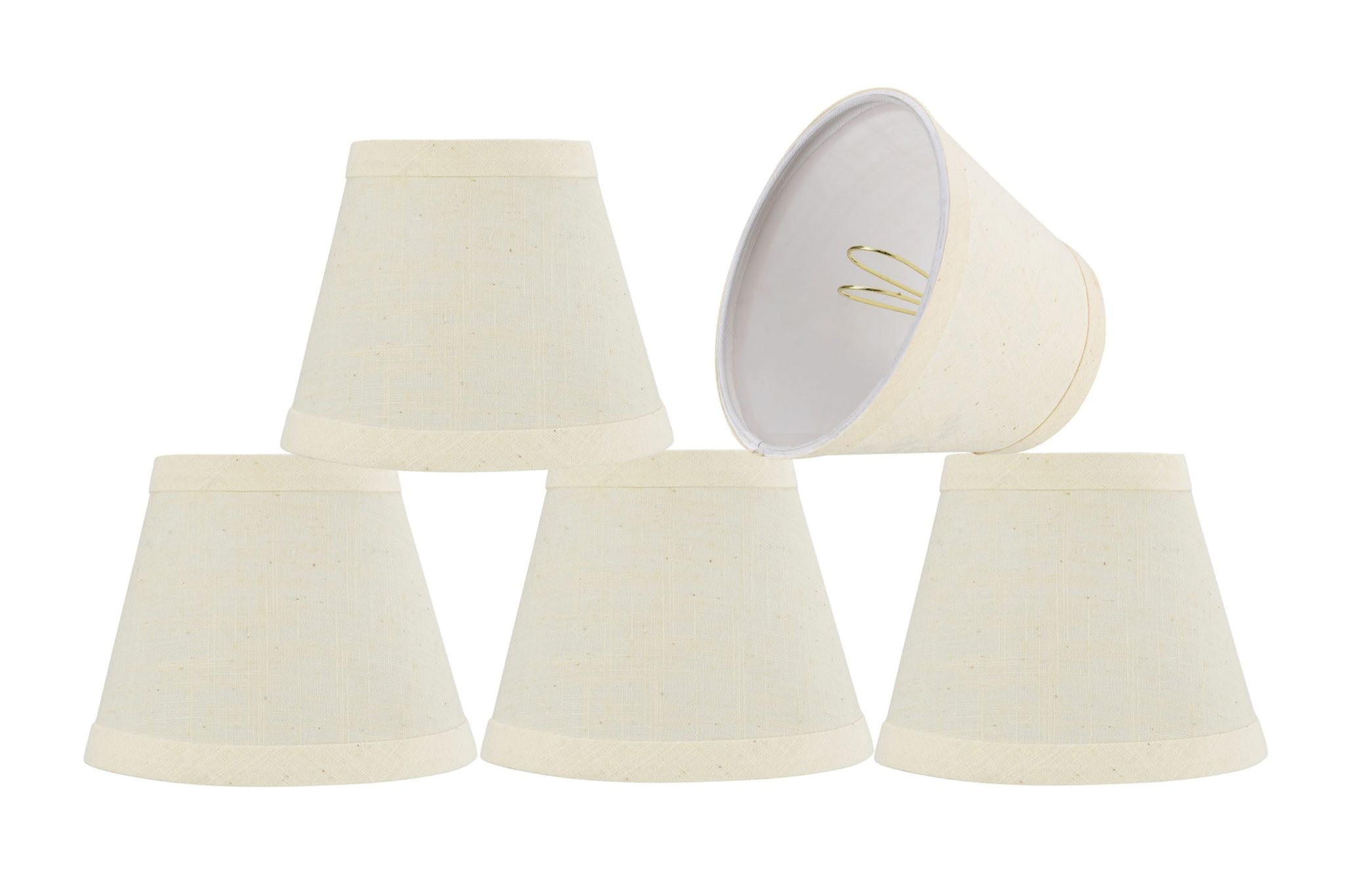 32062-X Small Hardback Empire Shape Chandelier Clip-On Lamp Shade