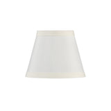 # 32065-X Small Hardback Empire Shape Mini Chandelier Clip-On Lamp Shade, Transitional Design in Off White, 5`" bottom width (3" x 5" x 4") - Sold in 2, 5, 6 & 9 Packs