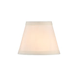 # 32065-X Small Hardback Empire Shape Mini Chandelier Clip-On Lamp Shade, Transitional Design in Off White, 5`" bottom width (3" x 5" x 4") - Sold in 2, 5, 6 & 9 Packs