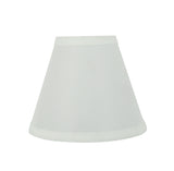 # 32102-X Small Hardback Empire Shape Mini Chandelier Clip-On Lamp Shadeack), Transitional Design in Off White, 6" bottom width (3" x 6" x 5") - Sold in 2, 5, 6 & 9 Packs