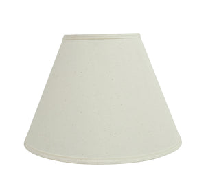# 32153 Transitional Hardback Empire Shaped Spider Construction Lamp Shade in Off White, 15" wide (7" x 15" x 11")