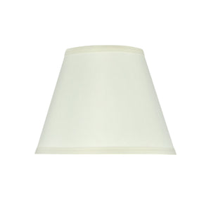 # 32179 Transitional Hardback Empire Shaped Spider Construction Lamp Shade in Off White, 9" wide (5" x 9" x 7")