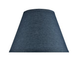 # 32182 Transitional Hardback Empire Shape Spider Construction Lamp Shade in Washed Blue, 13" wide (7" x 13" x 9 1/2")