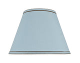 # 32183 Transitional Hardback Empire Shape Spider Construction Lamp Shade in Light Blue, 13" wide (7" x 13" x 9 1/2")