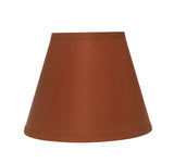 # 32184  Transitional Hardback Empire Shaped Spider Construction Lamp Shade in Burnt Orange, 13" wide (7" x 13" x 9 1/2")
