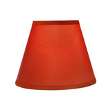 # 32184  Transitional Hardback Empire Shaped Spider Construction Lamp Shade in Burnt Orange, 13" wide (7" x 13" x 9 1/2")