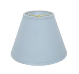 # 32196 Transitional Hardback Empire Shaped Spider Construction Lamp Shade in Light Blue, 12" wide (6" x 12" x 9")