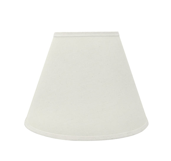 # 32197 Transitional Hardback Empire Shaped Spider Construction Lamp Shade in Off White, 12