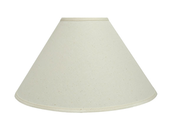 # 32204 Transitional Hardback Empire Shaped Spider Construction Lamp Shade in Off White, 19