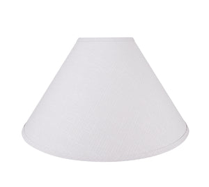 # 32205 Transitional Hardback Empire Shaped Spider Construction Lamp Shade in Light Grey, 19" wide (6" x 19" x 12")