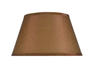 # 32211 Transitional Hardback Empire Shape Spider Construction Lamp Shade in Brown, 12 1/2" wide (8" x 12 1/2" x 7 1/2")