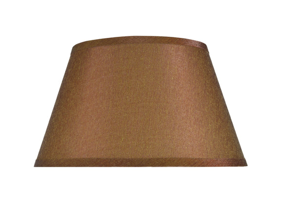 # 32211 Transitional Hardback Empire Shape Spider Construction Lamp Shade in Brown, 12 1/2