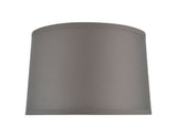 # 32241 Transitional Hardback Empire Shape Spider Construction Lamp Shade in Grey Cotton Fabric, 14" wide (13" x 14" x 9")