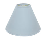 # 32267 Transitional Hardback Empire Shaped Spider Construction Lamp Shade in Light Blue, 16" wide (6" x 16" x 12")