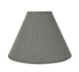 # 32268 Transitional Hardback Empire Shaped Spider Construction Lamp Shade in Grey, 16" wide (6" x 16" x 12")