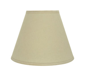 # 32289 Transitional Hardback Empire Shaped Spider Construction Lamp Shade in Beige, 14" wide (7" x 14" x 11")