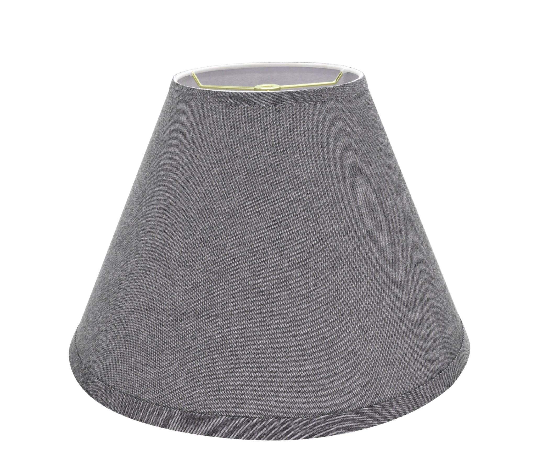 32292 Hardback Empire Spider Lamp Shade Grey,7