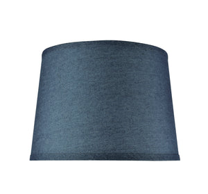 # 32306  Transitional Hardback Empire Shaped Spider Construction Lamp Shade in Washing Blue, 14" wide (12" x 14" x 10")