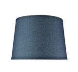 # 32306  Transitional Hardback Empire Shaped Spider Construction Lamp Shade in Washing Blue, 14" wide (12" x 14" x 10")