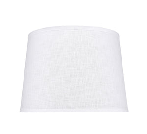 # 32309 Transitional Hardback Empire Shaped Spider Construction Lamp Shade in White, 14" wide (12" x 14" x 10")