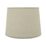 # 32316 Transitional Hardback Empire Shaped Spider Construction Lamp Shade in Light Grey, 14" wide (12" x 14" x 10")