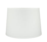 # 32317 Transitional Hardback Empire Shaped Spider Construction Lamp Shade in White, 14" wide (12" x 14" x 10")