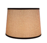 # 32324 Transitional Hardback Empire Shaped Spider Construction Lamp Shade in Straw Yellow, 14" wide (12" x 14" x 10")