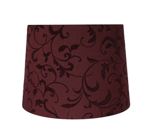 # 32325 Transitional Hardback Empire Shaped Spider Construction Lamp Shade in Red, 14" wide (12" x 14" x 10")