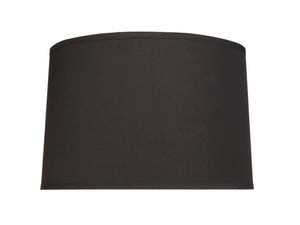 # 32346 Transitional Hardback Empire Shaped Spider Construction Lamp Shade in Black, 16" wide (15" x 16" x 10")