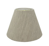 # 32367 Transitional Hardback Empire Shaped Spider Construction Lamp Shade in Light Grey, 14" wide (7" x 14" x 10")