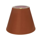 # 32418 Transitional Hardback Empire Shaped Spider Construction Lamp Shade in Redwood, 9" wide (5" x 9" x 7")