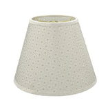 # 32424 Transitional Hardback Empire Shaped Spider Construction Lamp Shade in Ivory, 9" wide (5" x 9" x 7")