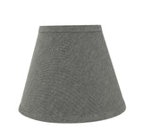 # 32425 Transitional Hardback Empire Shaped Spider Construction Lamp Shade in Grey, 9" wide (5" x 9" x 7")