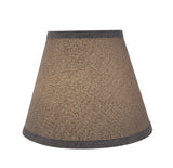 # 32425 Transitional Hardback Empire Shaped Spider Construction Lamp Shade in Grey, 9" wide (5" x 9" x 7")