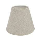 # 32426 Transitional Hardback Empire Shaped Spider Construction Lamp Shade in Beige, 9" wide (5" x 9" x 7")