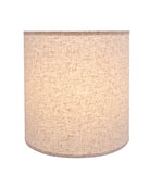 # 32531 Transitional Drum (Cylinder) Shaped Spider Construction Lamp Shade in Beige, 15" wide (14" x 15" x 15")