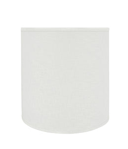 # 32532 Transitional Drum (Cylinder) Shaped Spider Construction Lamp Shade in Off White, 15" wide (14" x 15" x 15")