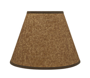 # 32622 Transitional Hardback Empire Shaped Spider Construction Lamp Shade in Dark Brown, 12" wide (6" x 12" x 9")