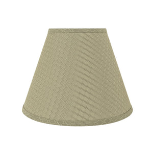 # 32624 Transitional Hardback Empire Shaped Spider Construction Lamp Shade in Sand Yellow, 12" wide (6" x 12" x 9")