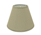 # 32624 Transitional Hardback Empire Shaped Spider Construction Lamp Shade in Sand Yellow, 12" wide (6" x 12" x 9")