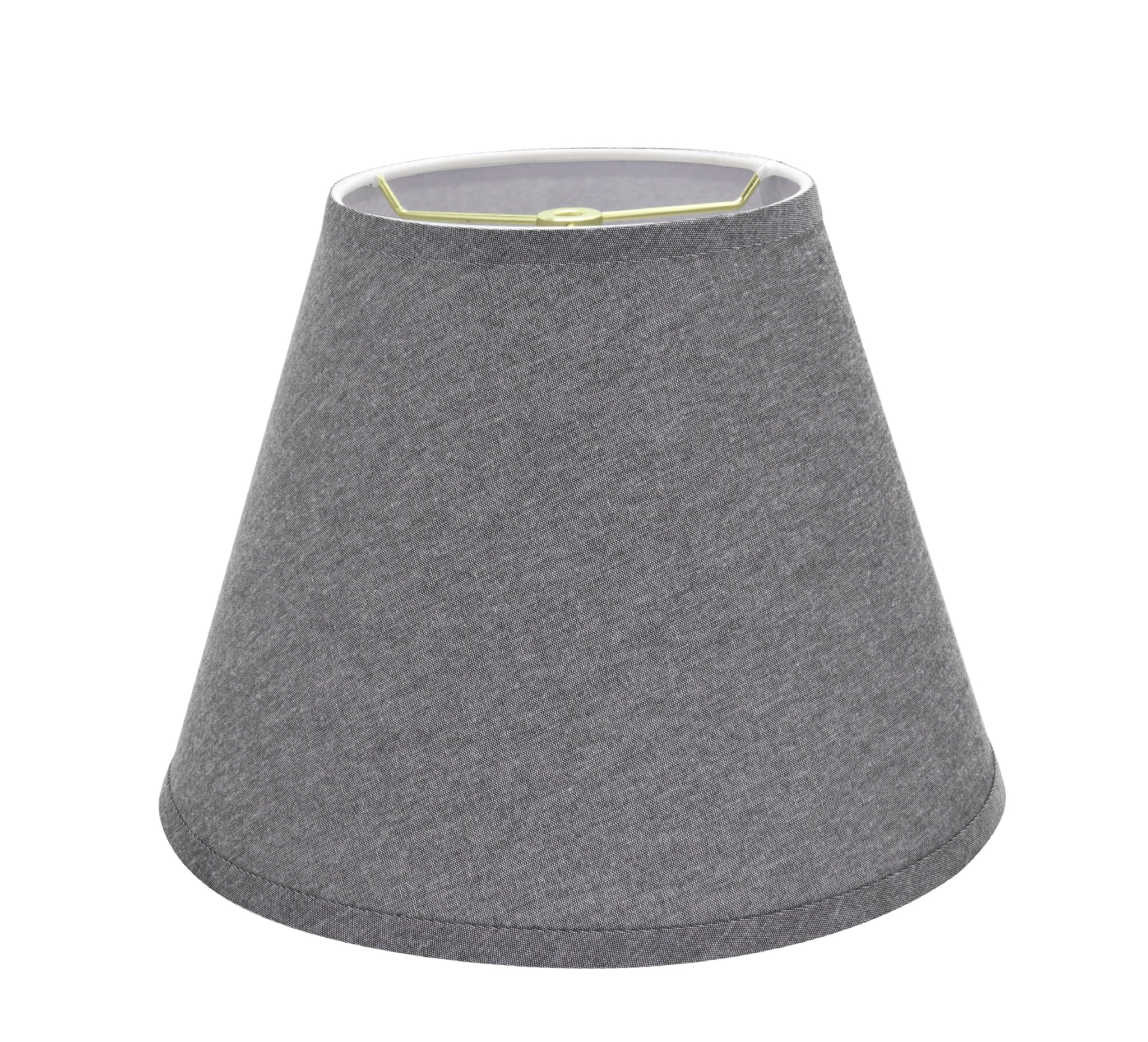 32625 Hardback Empire Spider Lamp Shade Grey, 6